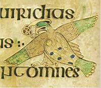 Folio 212v, Aigle de St Jean